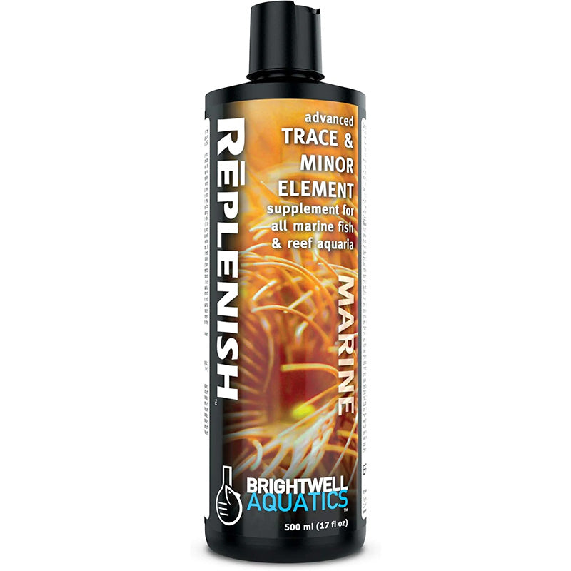 Replenish - Advanced Trace and Minor Element Supplement for Marine Fish and Reef Aquarium 500-Ml