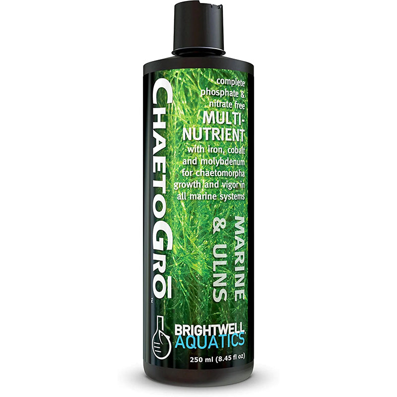 Chaeto GRO - Multi-Nutrient Supplement for Chaetomorpha Growth in All Marine Aquariums, 250 ML