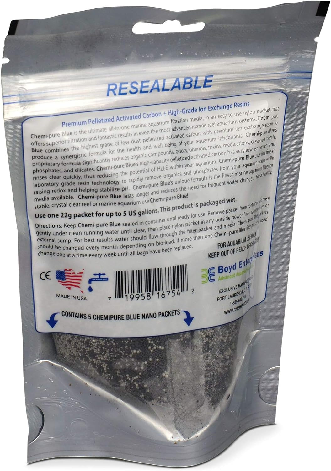 Boyd Chemi-Pure Blue Nano Aquarium (5 Pack)