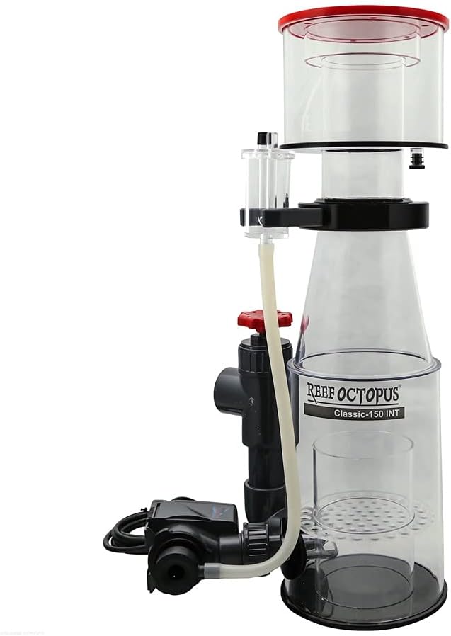 Classic 150INT Protein Skimmer tanks up to 150 gallons.