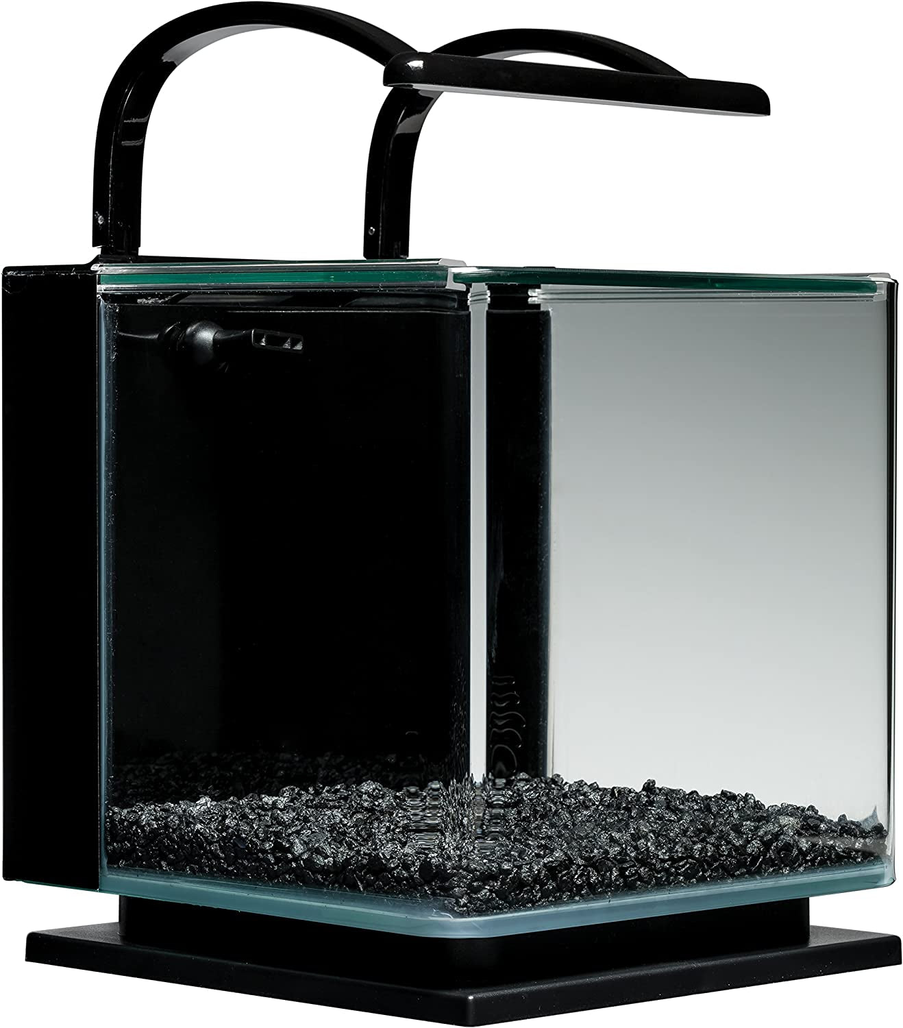 Contour Glass Aquarium Kit with Rail Light
