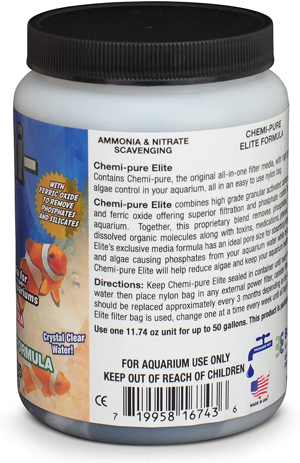 ABE16743 Chemi-Pure Elite for Aquarium, 11.74-Ounce