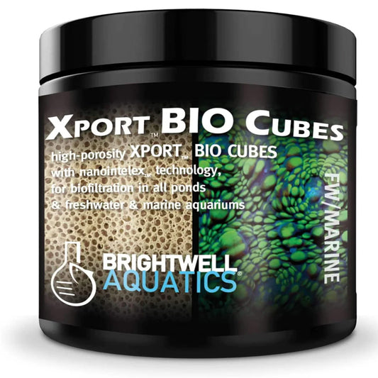 Xport BIO Cubes - Ultra-Porous Biological Filter Media for Filtration in Marine and Freshwater Aquariums, 250-Ml (Xpcubebio250)