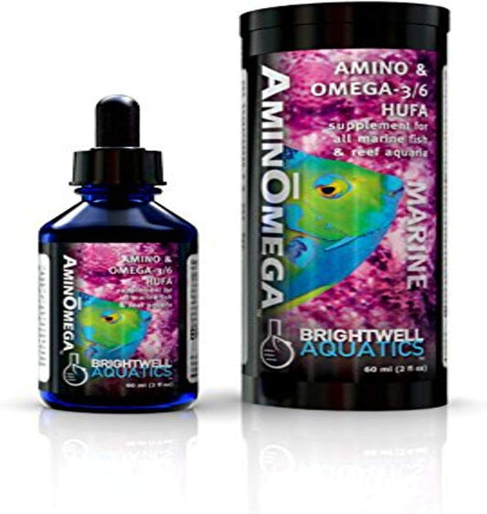 Aminomega - Amino & Omega - 3/6 HUFA Supplement for All Marine Fish & Reef Aquariums
