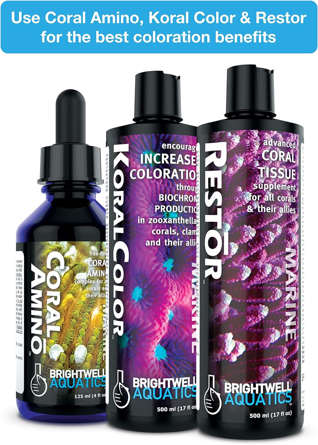 Coralamino - Amino Acid Complex for Coral Coloration & Growth, 250Ml
