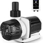 DC-5000 Silent Swirl Controllable DC Aquarium Pump 40W 1320Gph-Marine Wavemaker Return Pump with Sine Wave Controller for Salt/Freshwater Coral Reef Fish Tank Sump Circulation