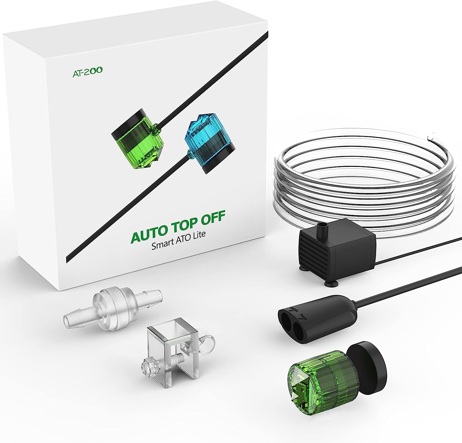 Auto Top off for Saltwater Aquarium Water ATO System for Both Reef and Fresh Tank - Green