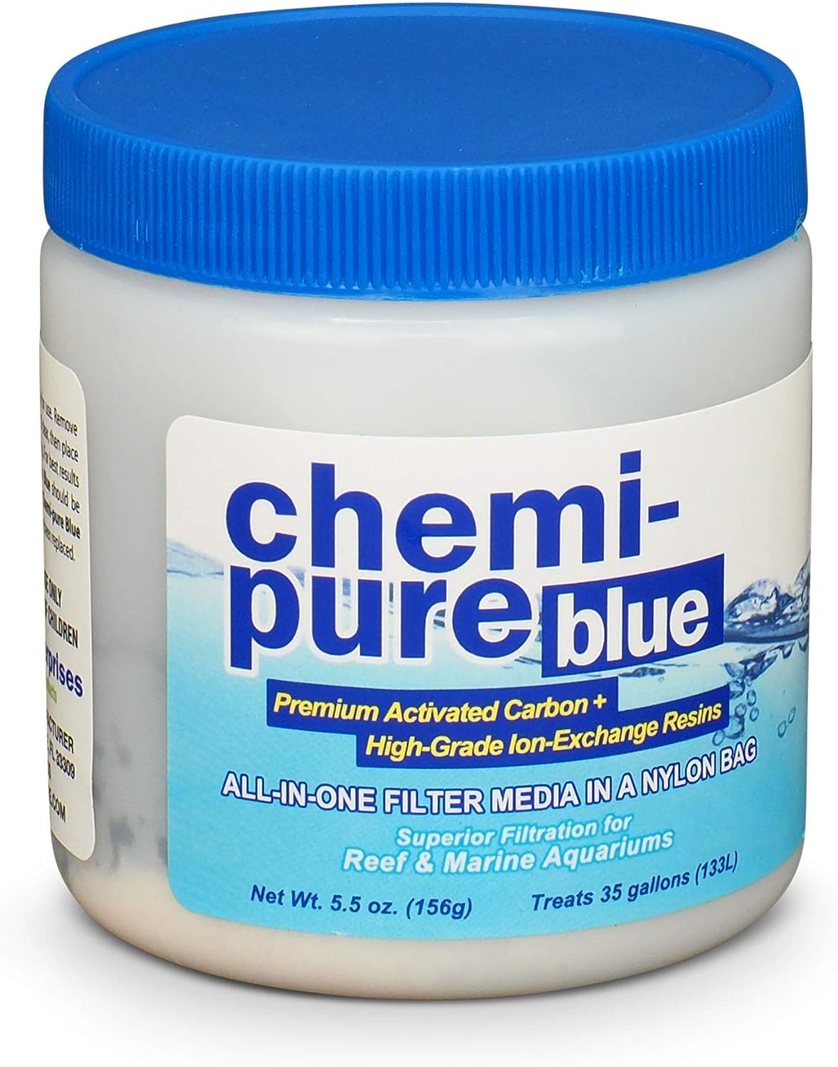 Chemi-Pure Aquarium Filtration Media, 5.5-Ounce, Blue