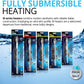 M50 Ultra-Slim Submersible Aquarium Heater – 50W Underwater Heater for Aquariums up to 15 Gal.