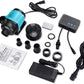 1850GPH 55W16FT Aquarium 24V DC Water Pump with Controller, Submersible and Inline Return Pump for Fish Tank,Aquariums,Fountains,Sump,Hydroponic,Pond,Freshwater and Marine Water Use
