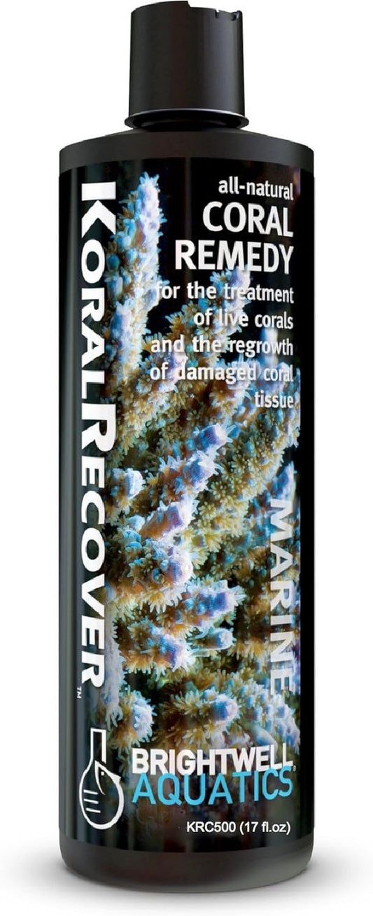 Koral Recover - Coral Remedy for Treatment of Live Corals & Regrowth of Damaged Coral Tissue, 500Ml, 500-ML (KRC500)
